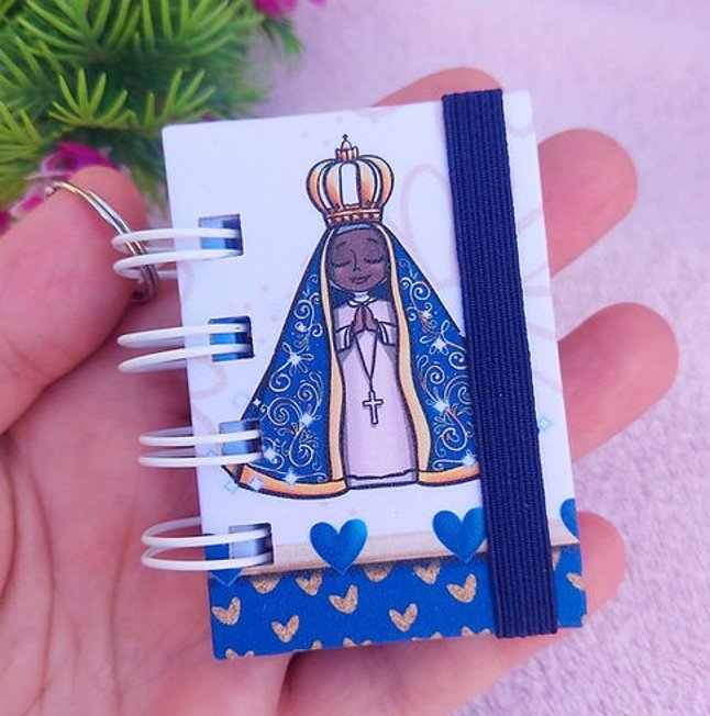 Mini Bíblia Chaveiro - Nossa Senhora Aparecida